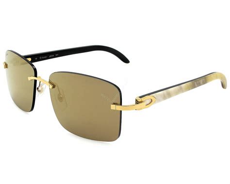 cartier buffalo sunglasses replica|cartier glasses genuine horn.